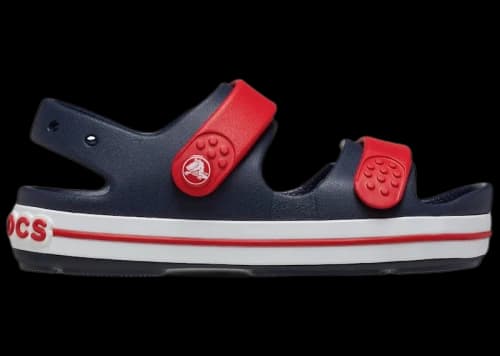 Crocs Crocband Cruiser Sandal Navy Varsity Red (Kids)