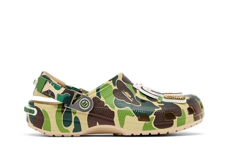 Crocs Classic Clog A Bathing Ape ABC Camo Green