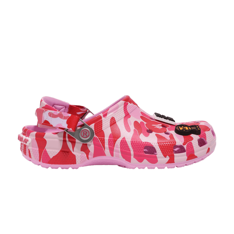 Crocs Classic Clog A Bathing Ape ABC Camo Pink