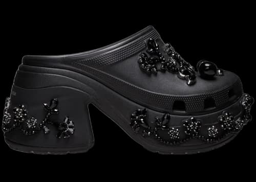 Crocs Siren Clog Simone Rocha Black