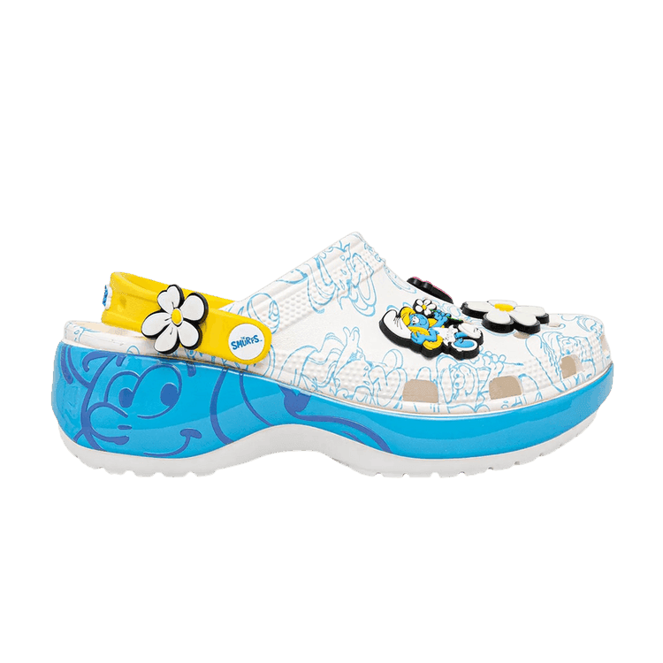 Crocs Classic Platform Clog The Smurfs (Women's)