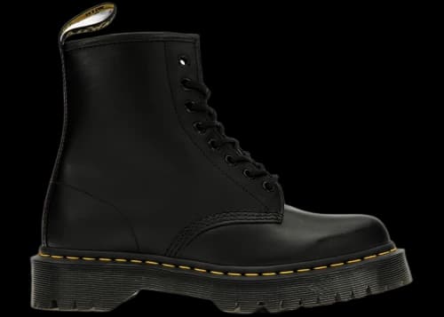 Dr. Martens 1460 Bex Smooth Leather Boot Black Vintage Smooth