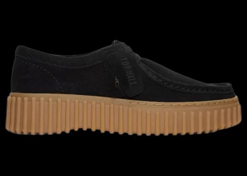 Clarks Torhill Bee Black Suede (Women's)