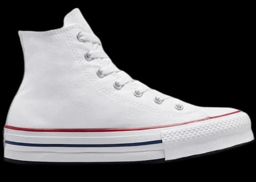 Converse Chuck Taylor All Star EVA Lift Canvas Platform White Garnet Navy (GS)