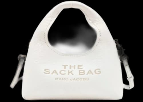 Marc Jacobs The Micro Crossbody Sack Leather The Items Slg White