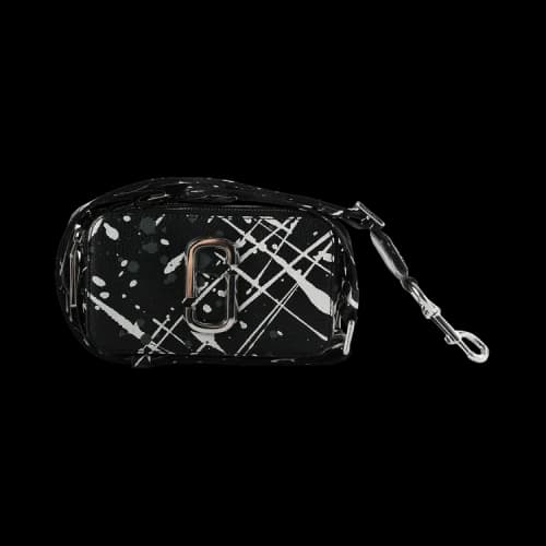 Marc Jacobs The Snapshot Splatter Paint Chain Snapshot Bag Black Multi