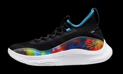 Under Armour Curry 8 Tie Dye Black