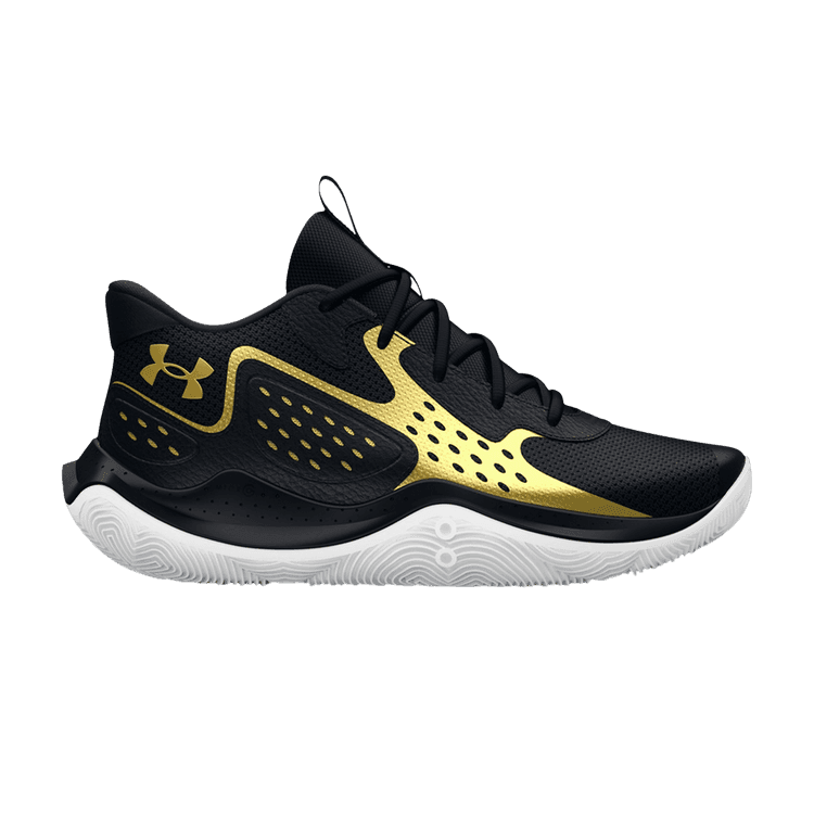 Under Armour Jet' 23 Black Metallic Gold Metallic Gold
