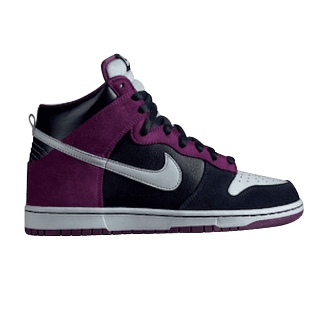 Nike SB Dunk High Dark Obsidian Metallic Platinum
