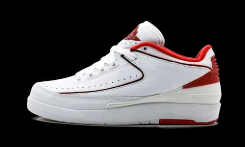 Jordan 2 Retro Low White Varsity Red