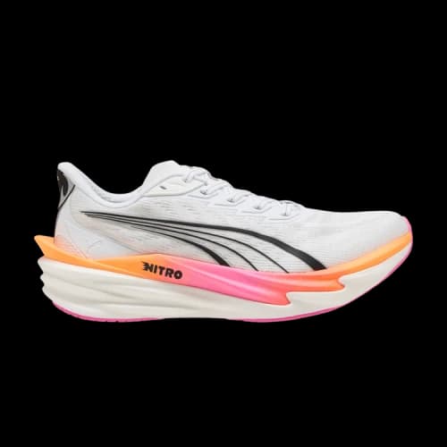 Puma Deviate Nitro 4 White Poison Pink Glowing Red (Women's)