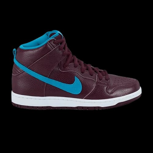 Nike SB Dunk High Deep Burgundy Aquamarine