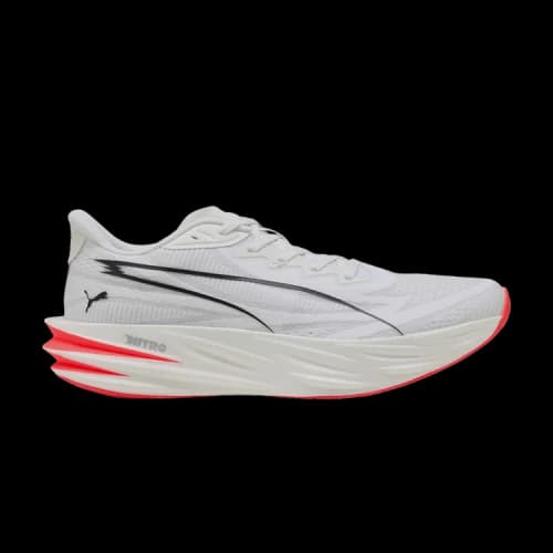 Puma Deviate Pure Nitro White Ultra Red Silver