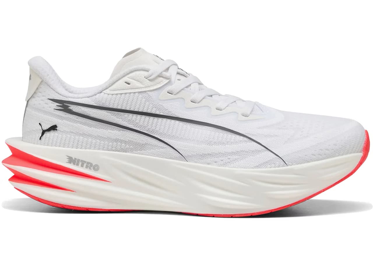 Puma Deviate Pure Nitro White Ultra Red (Women's)