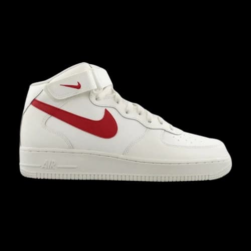 Nike Air Force 1 Mid Sail University Red