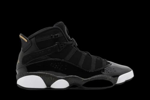 Jordan 6 Rings Black Metallic Gold White