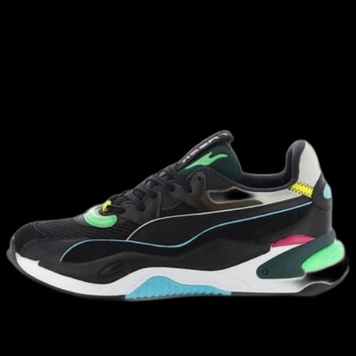 PUMA RS-2K Internet Exploring Running Shoes Unisex Black/Green