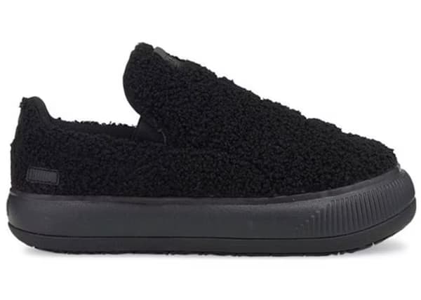 Puma Suede Mayu Slip-On Teddy Black (Women's)