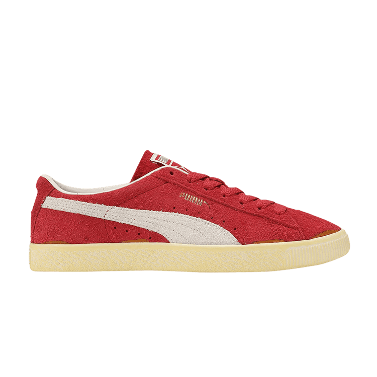 Puma Suede Warm White Club Red