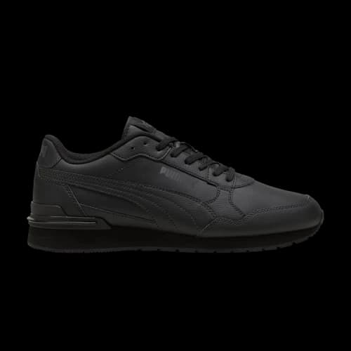 Puma ST Runner v4 Leather Black Shadow Grey