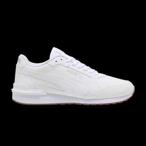 Puma ST Runner v4 Leather White Glacial Grey Gum