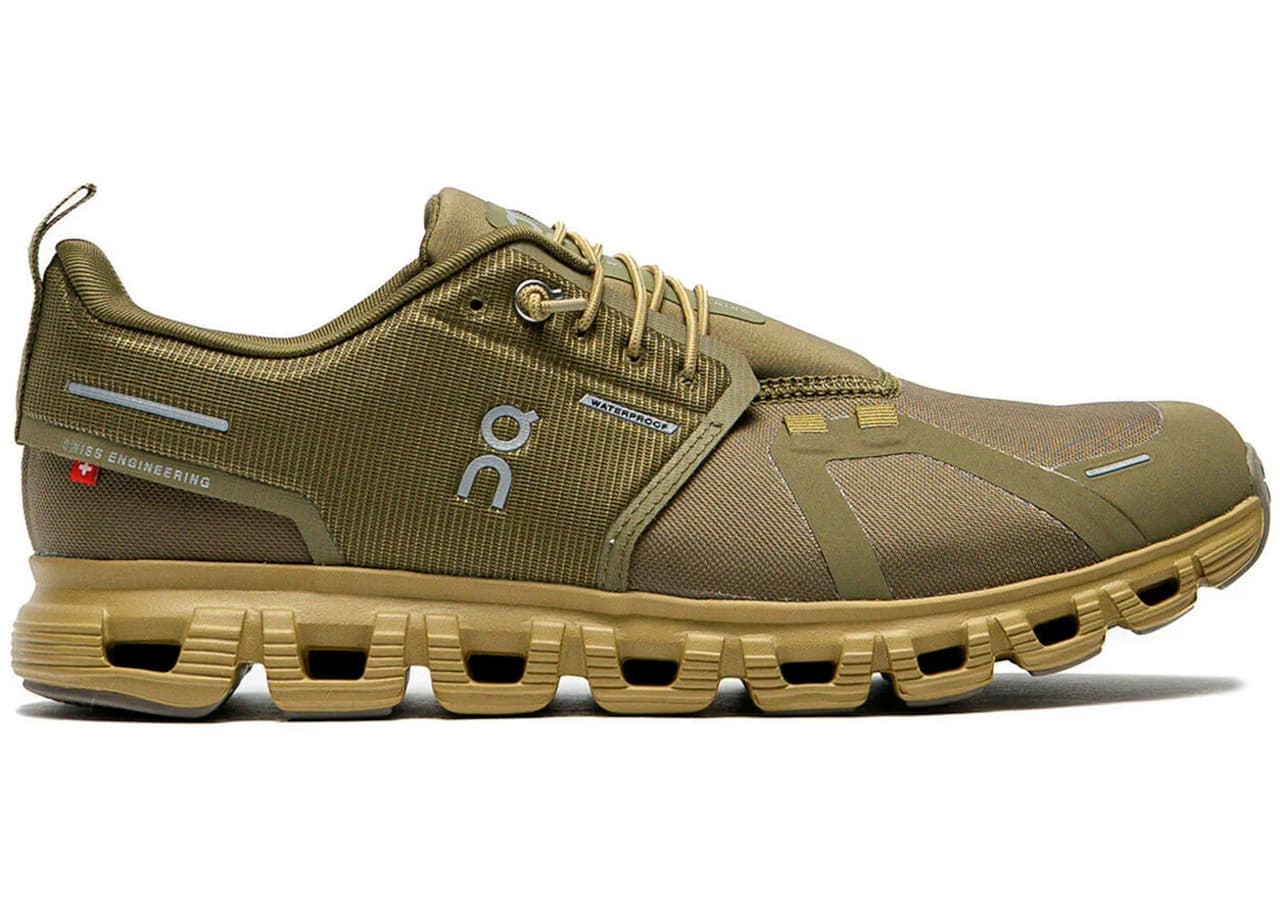 On Running Cloud 6 Waterproof Olive Safari