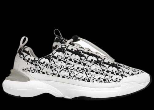 Dior B24 Oblique Cannage Motif White