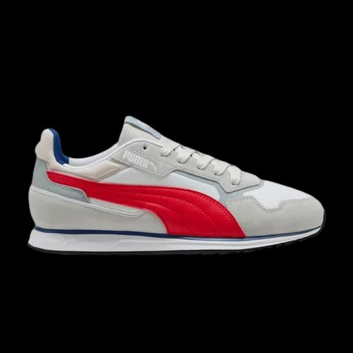 Puma Softride ST Miler 'Cool Light Gray For All Time Red White'