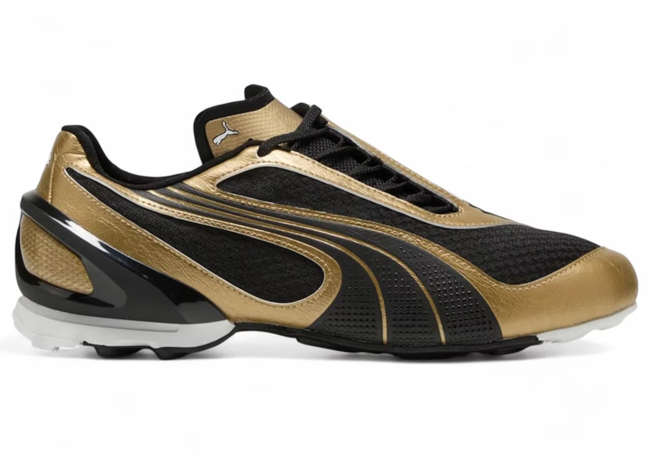 Puma V-S1 Metallic Pack Gold Black