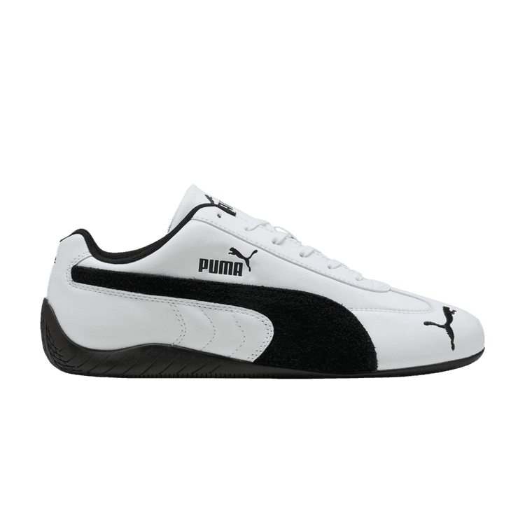 Puma Speedcat Leather White Black Suede Formstrip