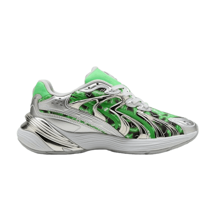 Puma Inverse RIPNDIP Silver Fluro Green