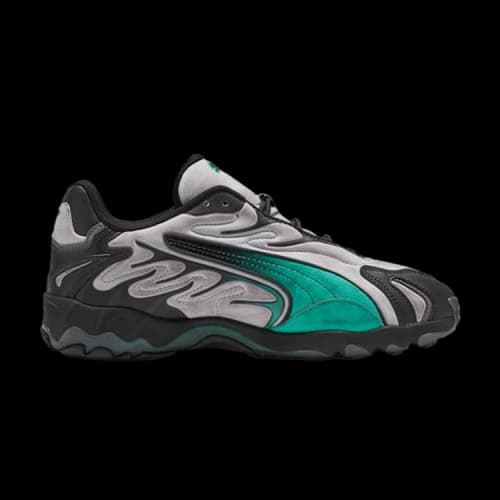 Puma Inhale Distressed 'Vibrant Silver Vibrant Green'
