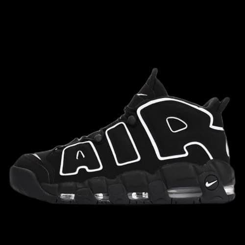 Nike Air More Uptempo Black White