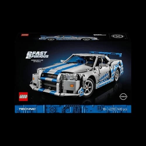 LEGO Technic 2 Fast 2 Furious Nissan Skyline Gt-R (R34) Car Set