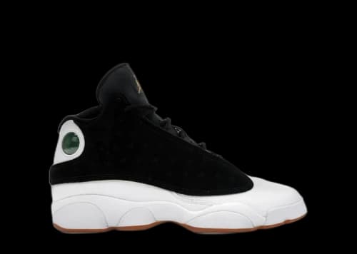 Jordan 13 Retro Black White Gum (GS)