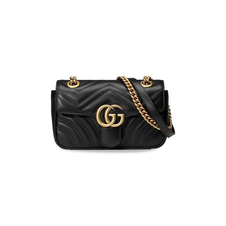 Gucci GG Marmont Matelassé Mini Bag 'Black'