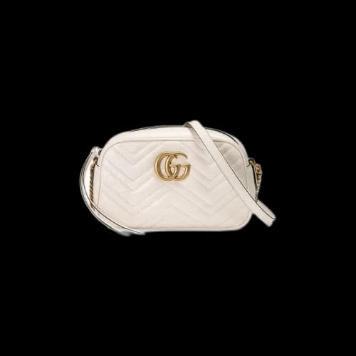Gucci GG Marmont Small Shoulder Bag 'White'