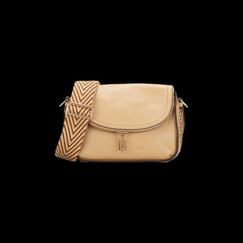 Marc Jacobs Grooved Webbing Mini Messenger Bag Iced Coffe
