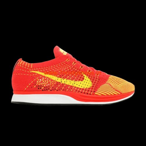 Nike Flyknit Racer Bright Crimson Volt
