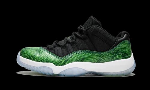 Jordan 11 Retro Low Green Snakeskin
