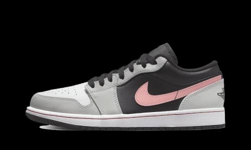 Jordan 1 Low Black Grey Pink