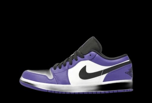 Jordan 1 Low Court Purple White