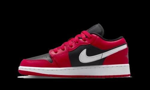 Jordan 1 Low Black Very Berry (GS)
