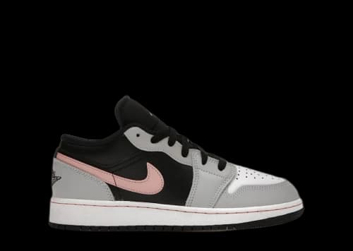 Jordan 1 Low Black Grey Pink (GS)
