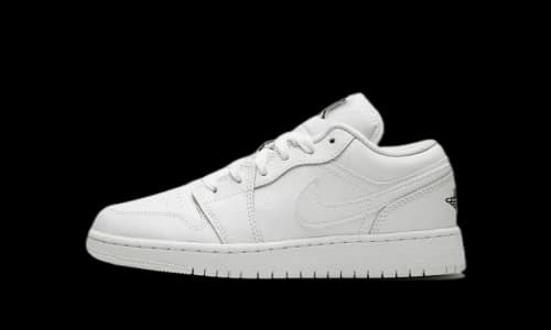 Jordan 1 Low Triple White (GS)