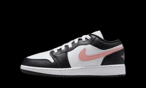Jordan 1 Low White Black Rust Pink (GS)
