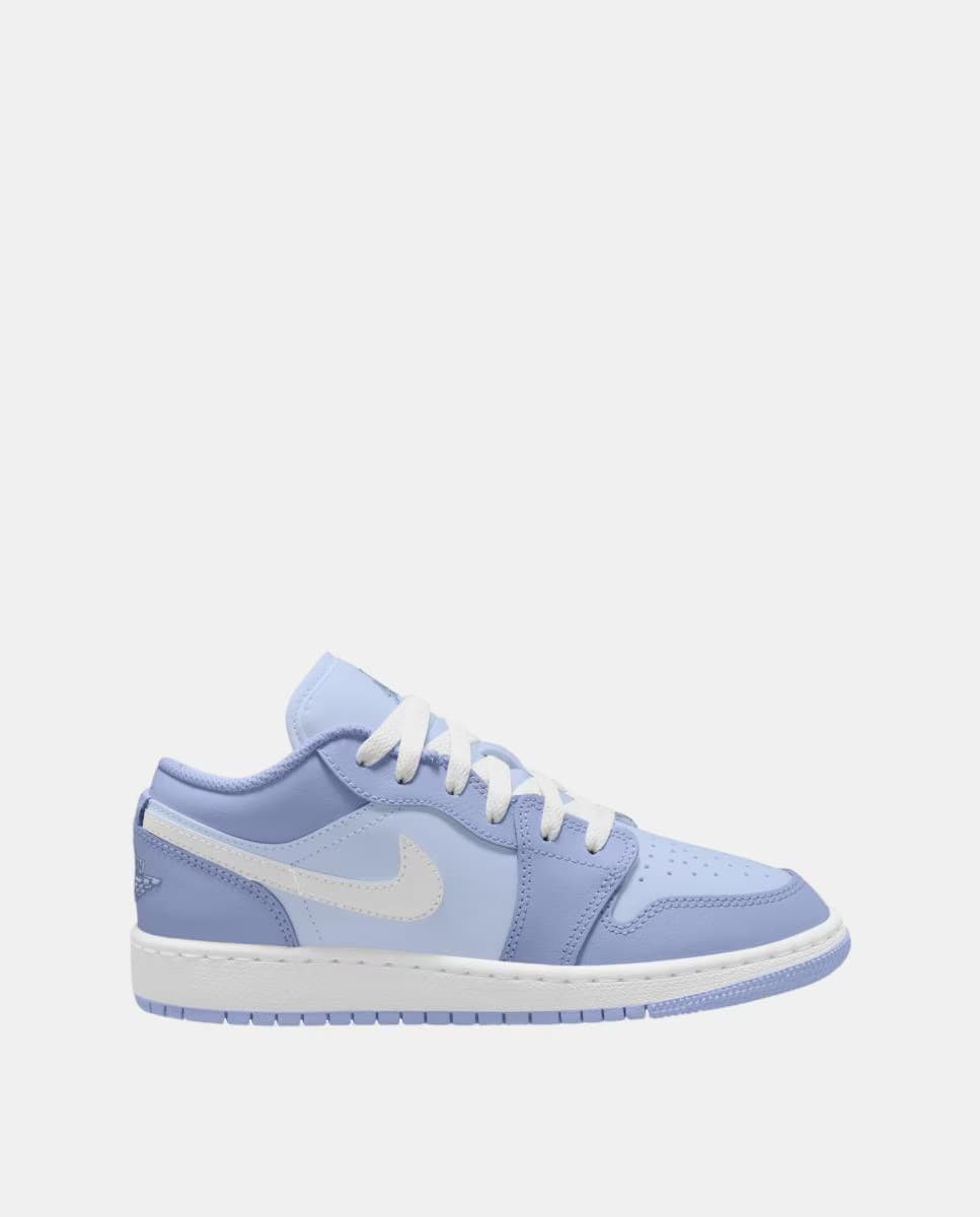 Air Jordan 1 Low GS 'Aluminum White Hydrogen Blue'