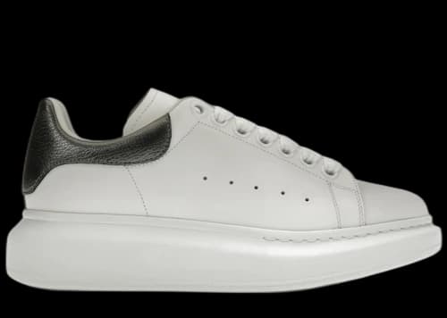 Alexander McQueen Oversized White Metallic