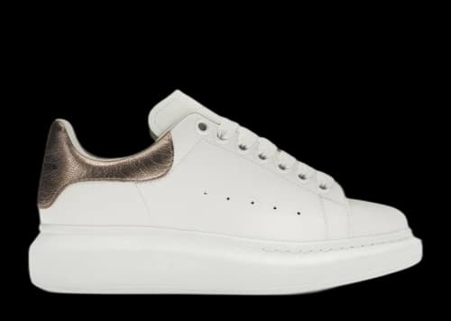 Alexander McQueen Oversized White Rose Gold (Women's)