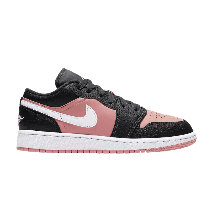 Jordan 1 Low Black Pink Quartz (GS)